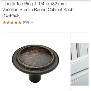 15 New Bronze Cabinet Knobs